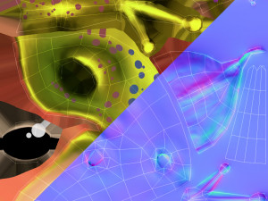 frog cartoon 3D Model