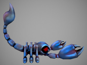 scorpion cartoon 3D Model
