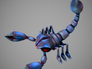 scorpion cartoon 3D Model