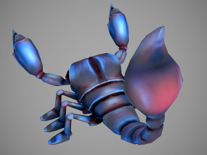 scorpion cartoon 3D Model
