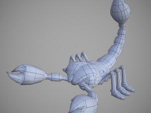 scorpion cartoon 3D Model