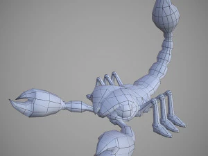 scorpion cartoon 3D Model