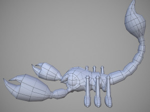 scorpion cartoon 3D Model