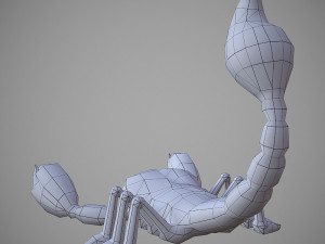 scorpion cartoon 3D Model