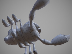 scorpion cartoon 3D Model
