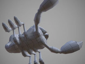 scorpion cartoon 3D Model