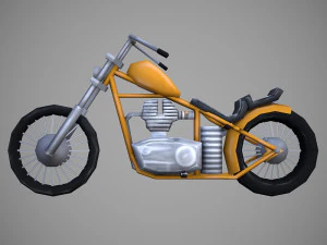 chopperland cartoon 3D Model