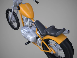 chopperland cartoon 3D Model