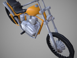 chopperland cartoon Model 3D