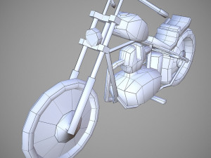 chopperland cartoon Model 3D