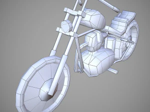chopperland cartoon 3D Model