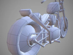 chopperland cartoon 3D Model