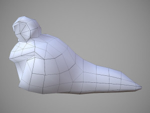 tadpole cartoon 3D मॉडल