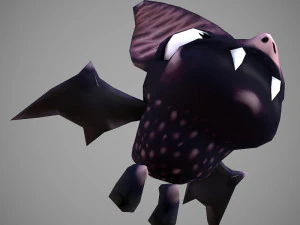 microbat cartoon 3D Model