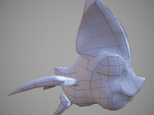 microbat cartoon 3D 모델