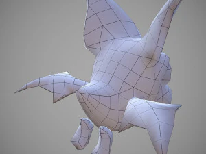 microbat cartoon 3D Model