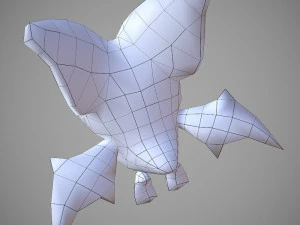 microbat cartoon 3D Model