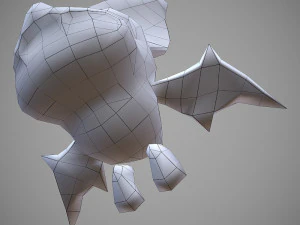 microbat cartoon 3D Model