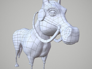 horse cartoon 3D 모델