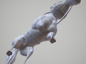 horse cartoon 3D 모델