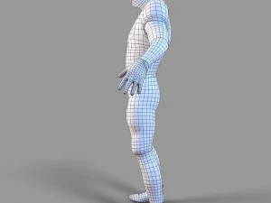 american football player 3D Model