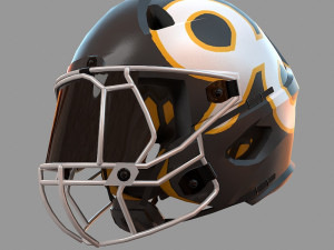 american football player 3D Model