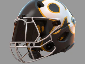 american football player 3D Model