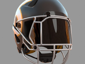american football player 3D Model