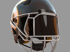 american football player 3D Model