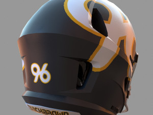american football player 3D Model