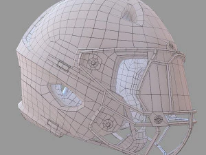 american football player 3D Model