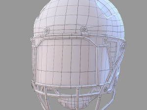 american football player 3D Model