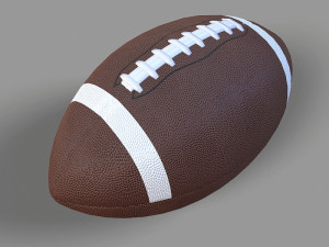american football player 3D Model
