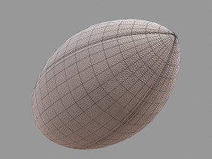 american football player 3D Model