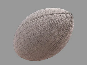 american football player 3D Model