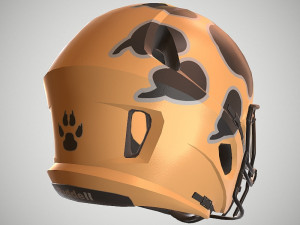football helmet Model 3D