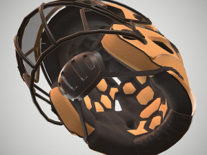 football helmet Model 3D