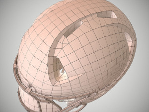 football helmet Model 3D