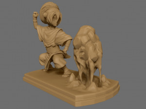 toph the earth bender 3D 打印模型
