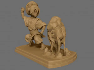 toph землі bender 3D Принт Модель