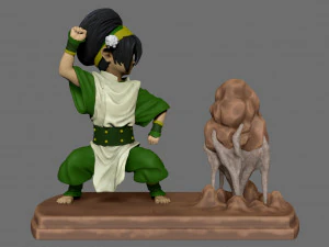 toph the earth bender 3D Print Model