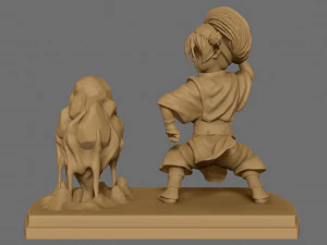 toph the earth bender 3D Print Model