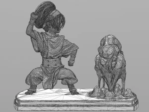 toph the earth bender 3D Print Model