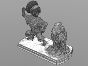 toph the earth bender Modelo de Impressão 3D