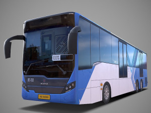 scania bus 3D Model