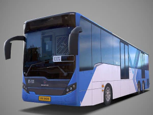 scania bus 3D Model