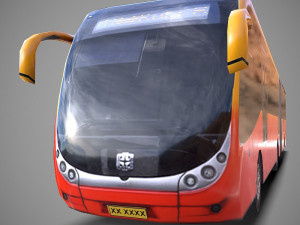 bus type2 Modello 3D