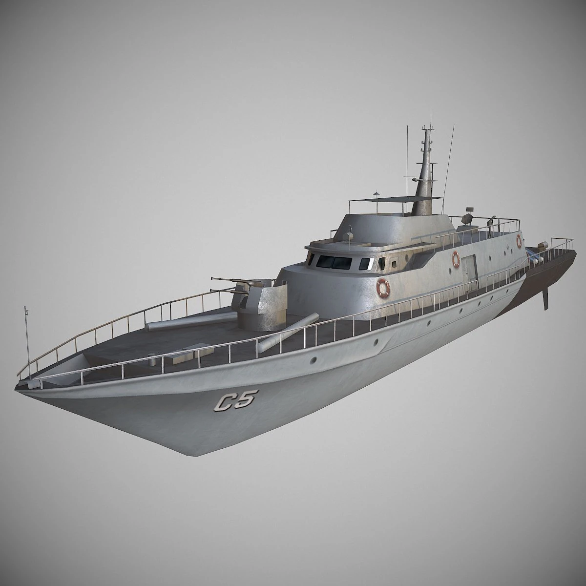 spica class patrol boats 3D Model .c4d .max .obj .3ds .fbx .stl .blend 
