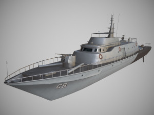spica class patrol boats 3D Model