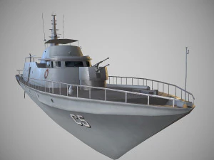spica class patrol boats 3D Model